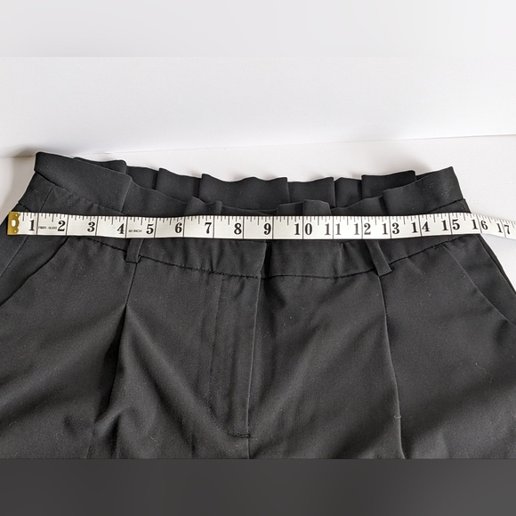 RW&CO Black Paperbag Dress Pants, Size 8 - Picture 6 of 9